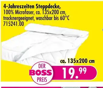 Möbel Boss 4-jahreszeiten steppdecke Angebot