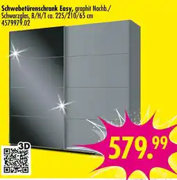 Möbel Boss Schwebetürenschrank easy Angebot