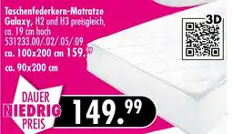 Möbel Boss Taschenfederkern-matratze galaxy Angebot