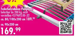 Möbel Boss Federholzrahmen pamplona Angebot