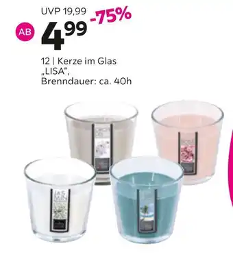 Mömax Kerze im glas Angebot