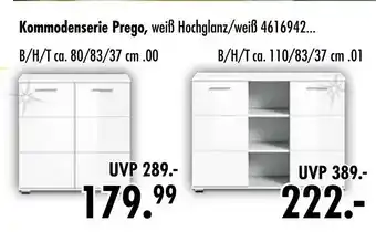 Möbel Boss Kommodenserie prego Angebot