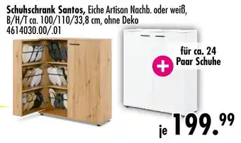 Möbel Boss Schuhschrank santos Angebot