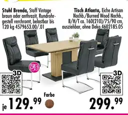 Möbel Boss Stuhl brenda oder tisch atlanta Angebot