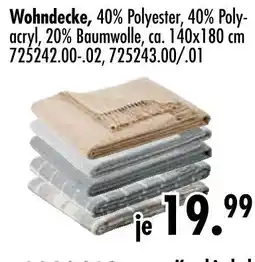 Möbel Boss Wohndecke Angebot