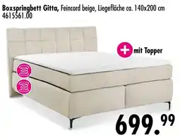 Möbel Boss Boxspringbett gitta Angebot