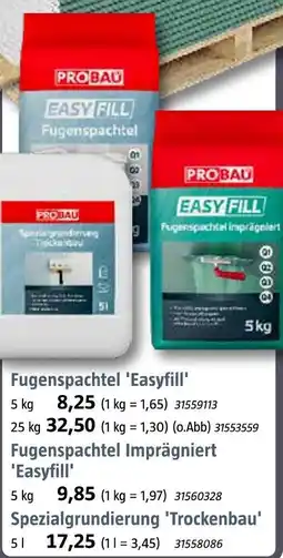 Bauhaus Probau bauchemie Angebot