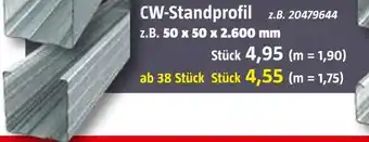 Bauhaus Cw-standprofil Angebot