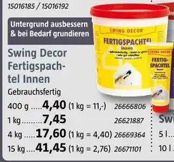 Bauhaus Swing decor fertigspachtel innen Angebot