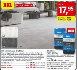 Bauhaus Knauf xxl feinsteinzeug 'big show' oder baustoffe Angebot