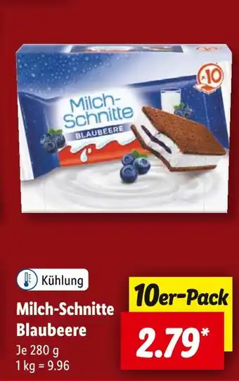 Lidl Kinder milch-schnitte blaubeere Angebot