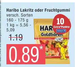 Marktkauf Haribo lakritz oder fruchtgummi Angebot