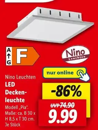 Lidl Nino leuchten led deckenleuchte Angebot