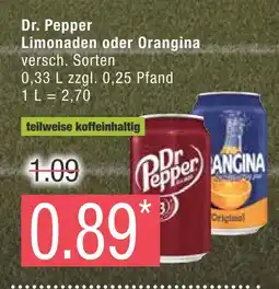 Marktkauf Dr. pepper limonaden oder orangina Angebot