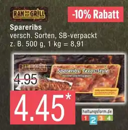 Marktkauf Ran an den grill spareribs Angebot