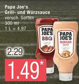 Marktkauf Papa joe's grill- und würzsauce Angebot