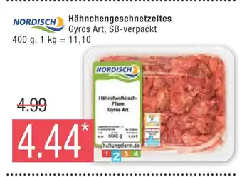 Marktkauf Nordisch hähnchengeschnetzeltes gyros art Angebot