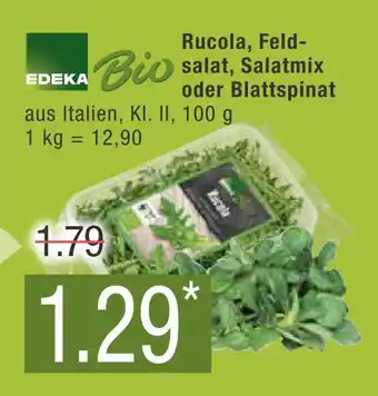 Marktkauf Edeka bio rucola, feldsalat, salatmix oder blattspinat Angebot