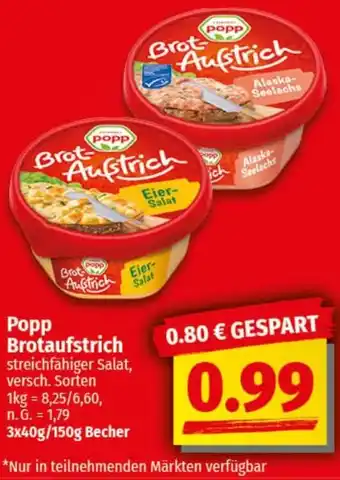 nah & gut Popp Brotaufstrich Angebot