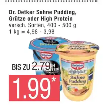 Marktkauf Dr. oetker sahne pudding, grütze oder high protein Angebot