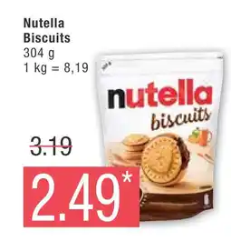 Marktkauf Nutella biscuits Angebot