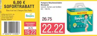 Marktkauf Pampers höschenwindeln maxipack Angebot