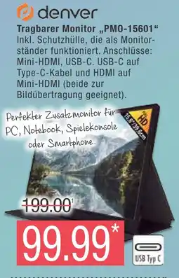 Marktkauf Denver tragbarer monitor Angebot