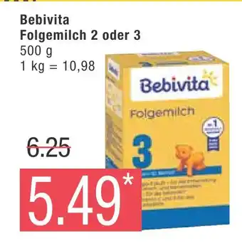 Marktkauf Bebivita folgemilch 2 oder 3 Angebot