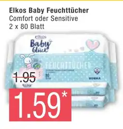 Marktkauf Elkos baby feuchttücher comfort oder sensitive Angebot