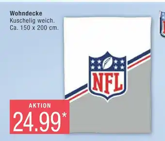 Marktkauf Nfl wohndecke Angebot