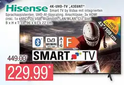 Marktkauf Hisense 4k-uhd-tv „43e6nt“ Angebot