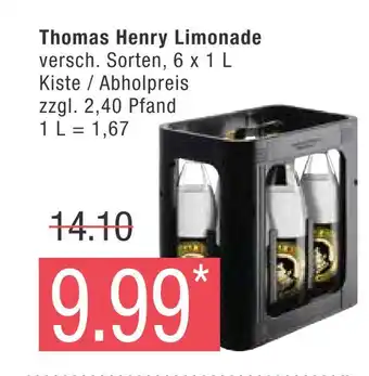 Marktkauf Thomas henry limonade Angebot