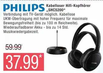 Marktkauf Philips kabelloser hifi-kopfhörer shc5200 Angebot