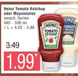 Marktkauf Heinz tomato ketchup oder mayonnaise Angebot