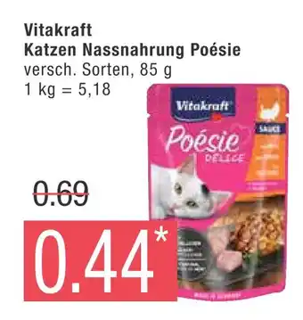 Marktkauf Vitakraft katzen nassnahrung poésie Angebot