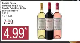 Marktkauf Doppio passo primitivo puglia igt, rosato primitivo, grillo oder alkoholfrei Angebot