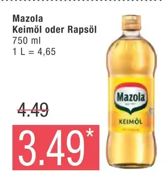 Marktkauf Mazola keimöl oder rapsöl Angebot