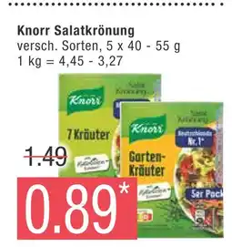 Marktkauf Knorr salatkrönung Angebot