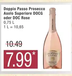 Marktkauf Doppio passo prosecco asolo superiore docg oder doc rose Angebot