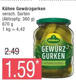 Marktkauf Kühne gewürzgurken Angebot