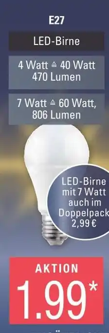 Marktkauf E27 led-birne Angebot