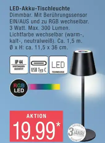 Marktkauf Led-akku-tischleuchte Angebot