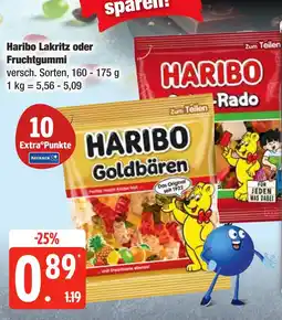 Edeka Haribo lakritz oder fruchtgummi Angebot