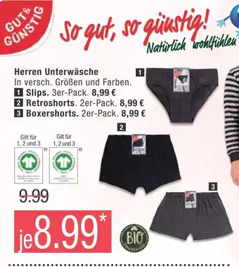 Marktkauf Gut & günstig herren unterwäsche Angebot