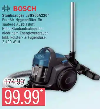 Marktkauf Bosch staubsauger bgs05a220 Angebot