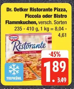 Edeka Dr. oetker ristorante pizza, piccola oder bistro flammkuchen Angebot