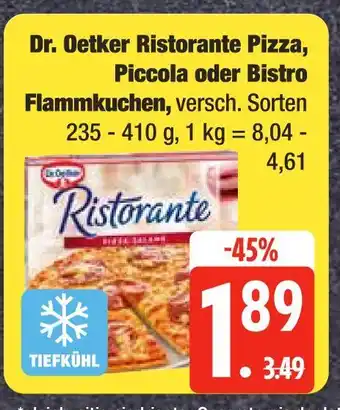 Edeka Dr. oetker ristorante pizza, piccola oder bistro flammkuchen Angebot