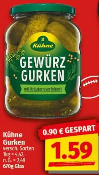 nah & gut Kühne Gurken Angebot