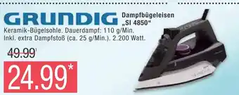 Marktkauf Grundig dampfbügeleisen „si 4850“ Angebot