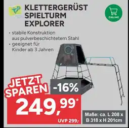 Marktkauf Tp klettergerüst spielturm explorer Angebot